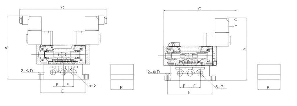 Распределитель SV-P-ES-52-1 ISO 1
