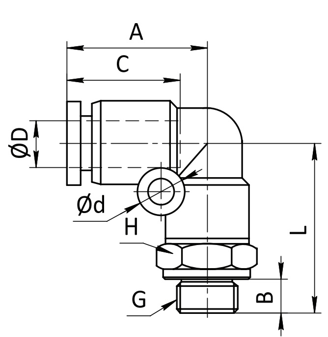 SF-EPL 12G03 ФИТИНГ
